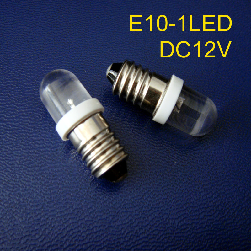 高質量12v E10 led機表燈 E10 6v 6.3v 24v led指示燈 E10 led燈工廠,批發,進口,代購