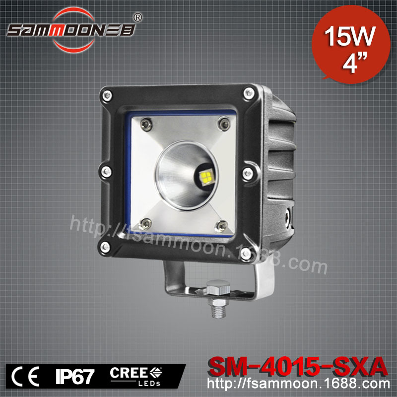 三目照明4英寸15W LED工作燈 越野改裝 suv led車頂燈SM-4015-SXA工廠,批發,進口,代購