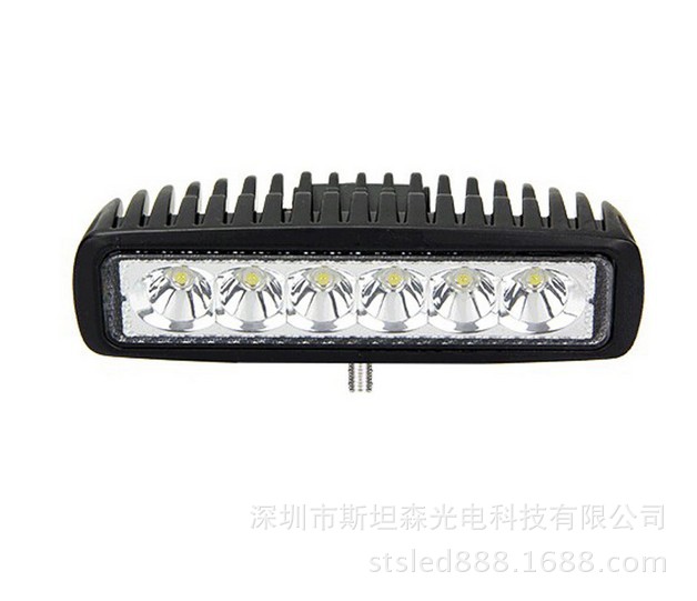 廠傢直銷 led工作燈 LED工程車燈 卡車燈 越野車燈18W led汽車燈工廠,批發,進口,代購