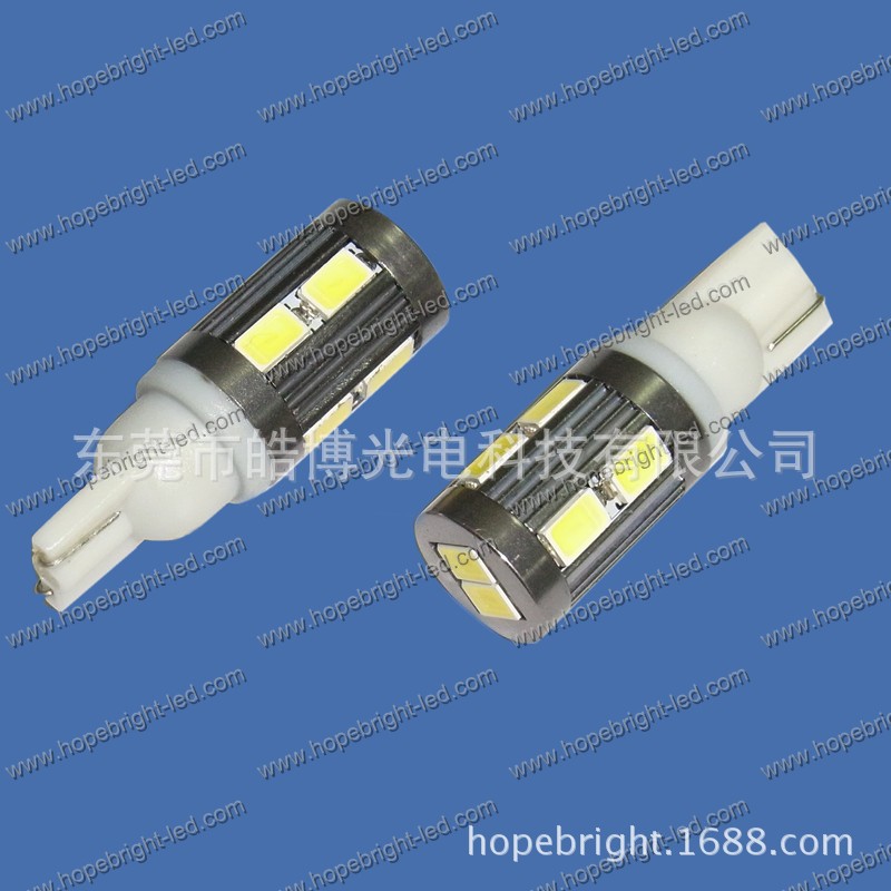 led車燈 指示示寬牌照解碼行車燈 5630 5730 T10 10smd工廠,批發,進口,代購