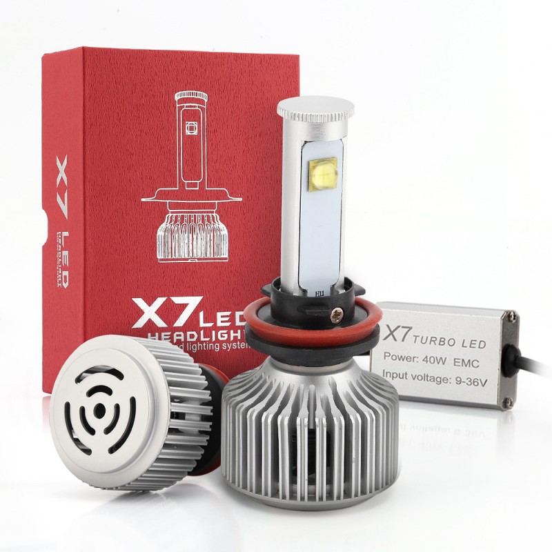 進口cree燈珠 2016年新款X7 LED汽車大燈80W LED前大燈一手廠傢批發・進口・工廠・代買・代購