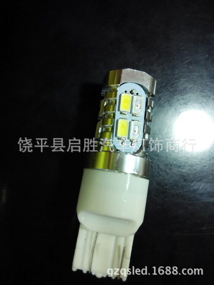 LED雙色剎車燈 T20剎車燈 白+黃剎車燈 7443-5630-20SMD剎車燈工廠,批發,進口,代購