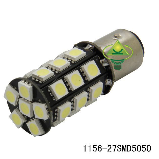 汽車轉向燈 27SMD5050 S25 1156 單觸點 P21W PY21W 轉向燈工廠,批發,進口,代購