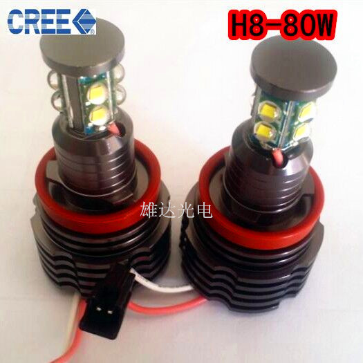 寶馬天使眼 H8 E92-80W CREE LED汽車燈 寶馬改裝燈工廠,批發,進口,代購