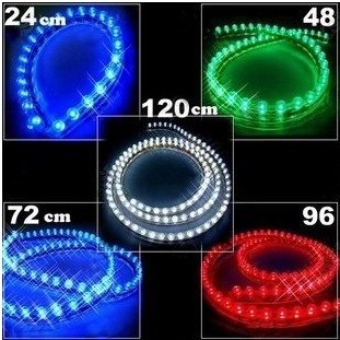 汽車LED裝飾燈條 汽車長城燈24CM底盤燈 車內氣氛燈改裝120CM工廠,批發,進口,代購