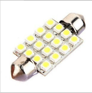 雙尖led閱讀燈41MM-16SMD 3528 閱讀燈/車頂燈/牌照燈/後備箱燈工廠,批發,進口,代購