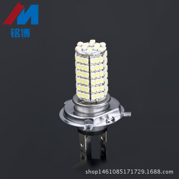 批發H4/H7 120燈SMD 3528 LED 1210貼片 12v摩托車汽車改裝前霧燈工廠,批發,進口,代購