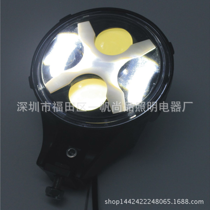 6“ 60W 帶X形天使眼車頂燈 汽車行駛前杠燈 射燈Cree LED大燈工廠,批發,進口,代購