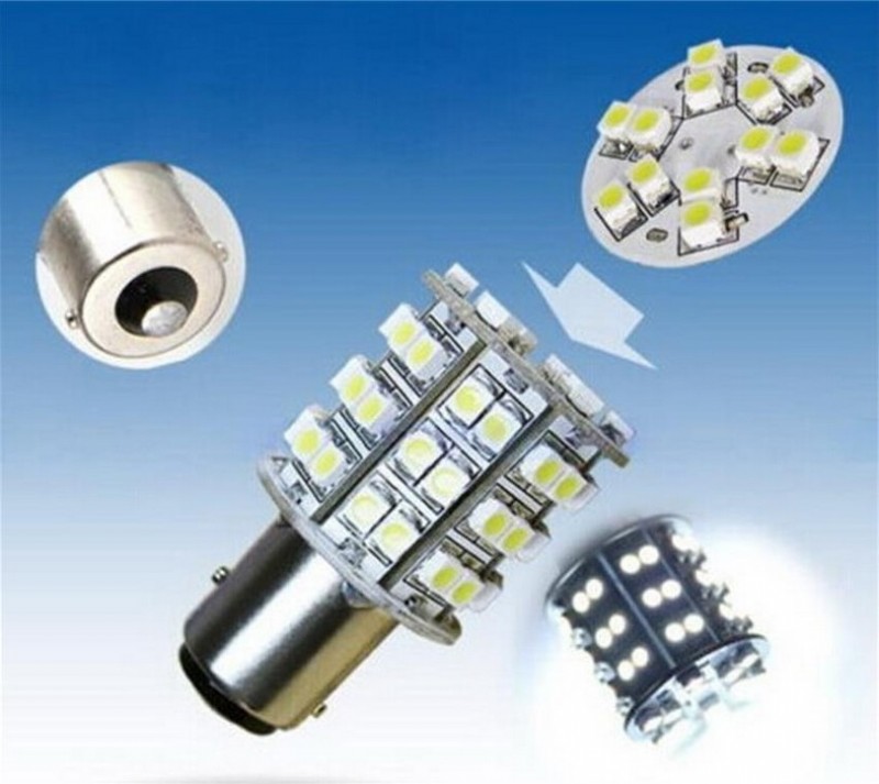 LED剎車燈1156/1157-60SMD-3528 LED雙色汽車剎車燈1210轉向燈工廠,批發,進口,代購