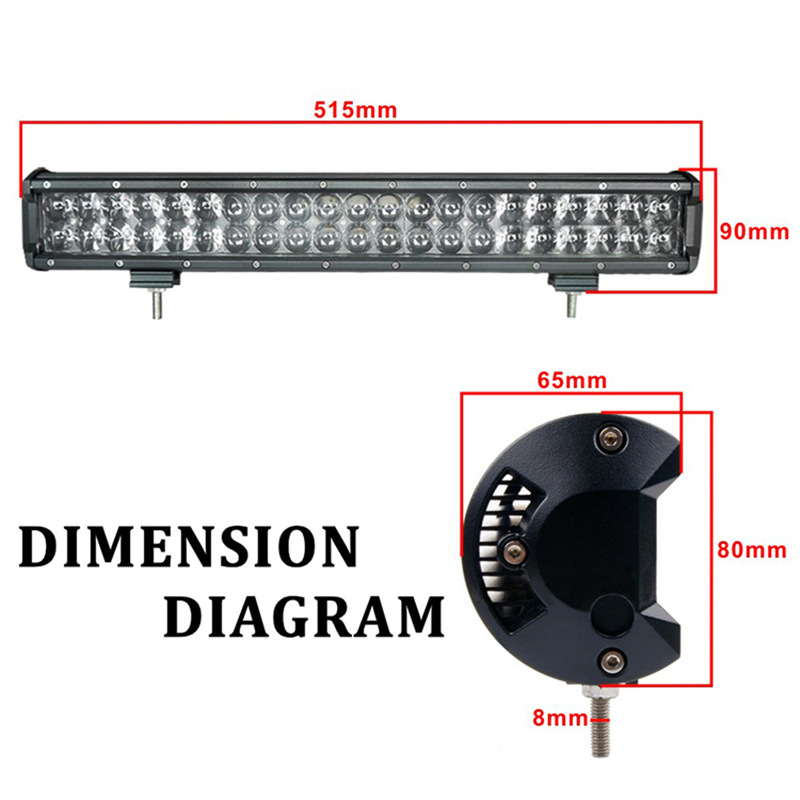 廠傢 爆款 210W 4D LED工作燈, 雙排LED長條燈,越野車頂燈雪車燈工廠,批發,進口,代購