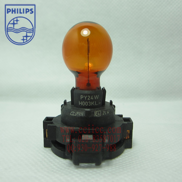 正品飛利浦Philips 12V PY24W 12190 寶馬奔馳琥珀色前轉向霧燈泡工廠,批發,進口,代購