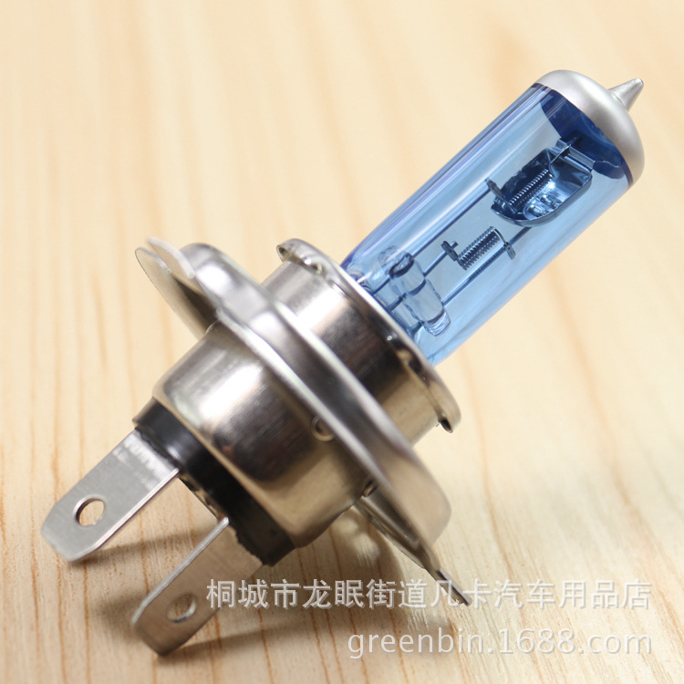 H4氙氣鹵素燈泡 大燈汽車前照燈P43T遠近光一體三爪汽車超亮燈泡工廠,批發,進口,代購