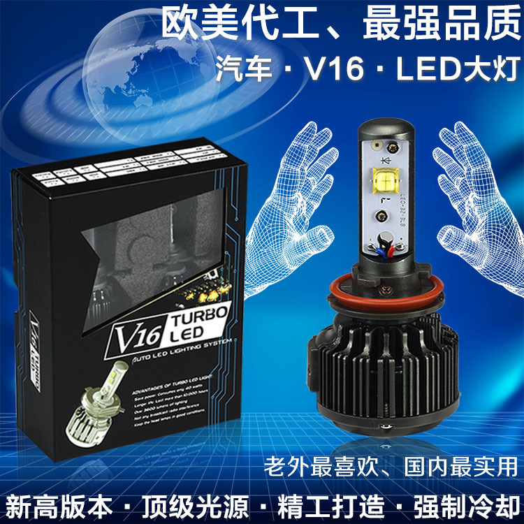 汽車LED大燈 前大燈 H1 H7 H4 H3 H8 H9 H11 9005 9006 LED大燈泡批發・進口・工廠・代買・代購