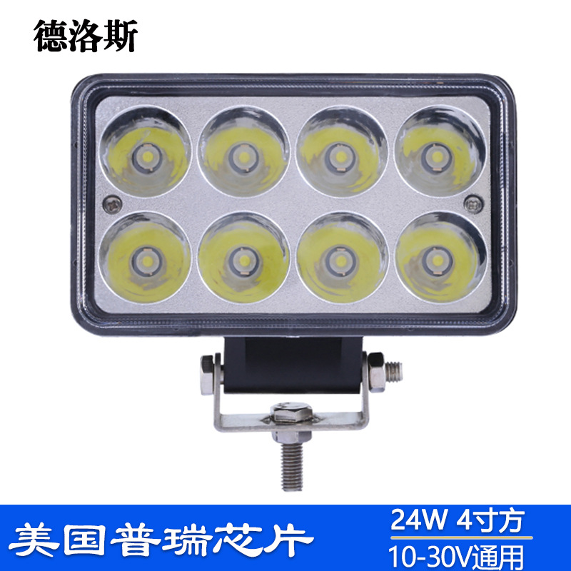 廠傢直銷 24W led工作燈 汽車檢修燈 led工程車燈 越野車工作燈工廠,批發,進口,代購