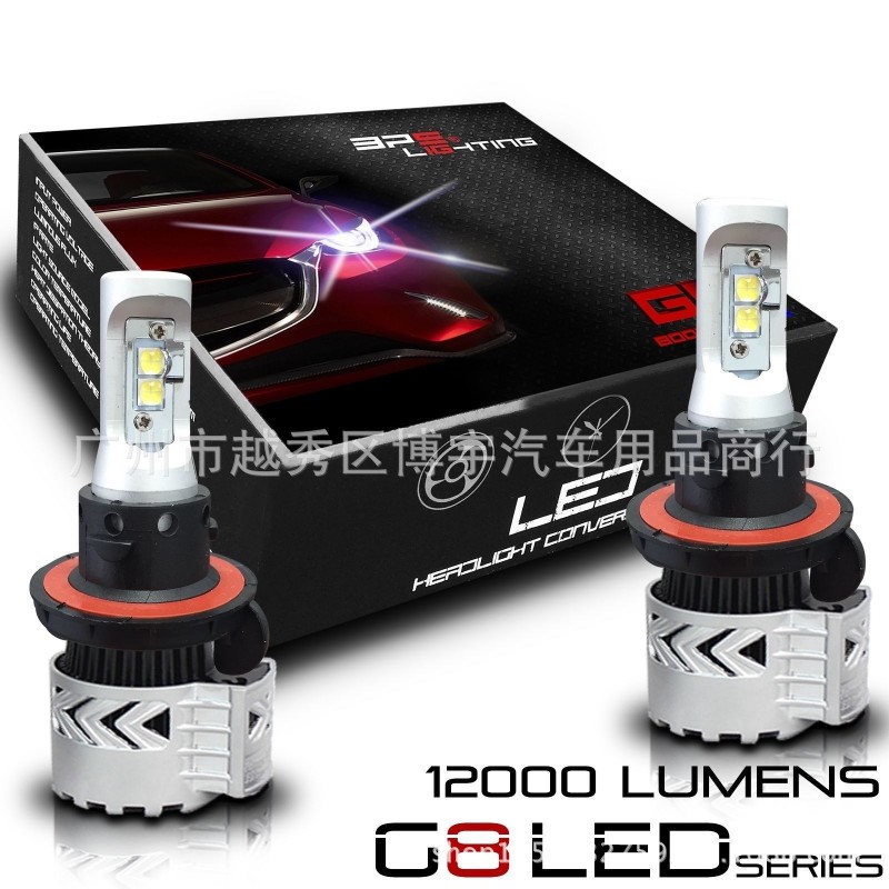 熱銷 led大燈2*36w汽車大燈泡H13/9008 CREE大燈超高亮72w大燈工廠,批發,進口,代購