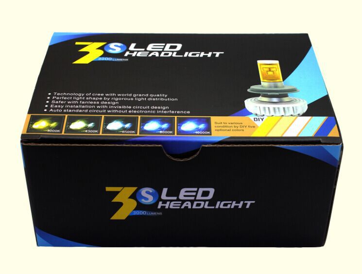 LED 汽車大燈 LED汽車前大燈 新款3S系列LED前大燈 H4大燈工廠,批發,進口,代購