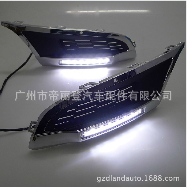 DLand11-12款波羅POLO霧燈 新款波羅電鍍中網 LED日間行車燈工廠,批發,進口,代購
