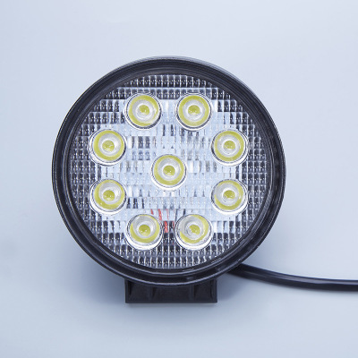 供應圓形大功率LED工作燈 越野車燈工程車燈改裝燈車前燈護杠燈工廠,批發,進口,代購