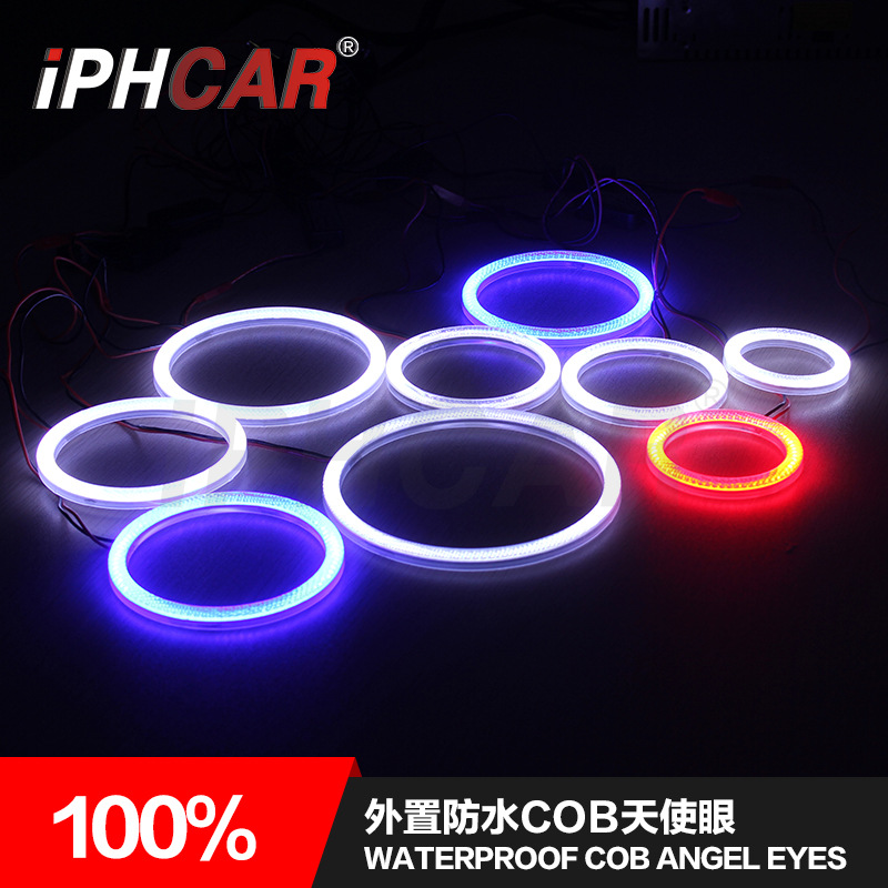 IPHCAR直銷 外置COB天使眼 尺寸齊全 通用於任何位置 簡裝防水工廠,批發,進口,代購