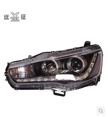 供應三菱翼神LED淚眼款大燈總成 雙光透鏡/雙天使眼/氙氣大燈改裝工廠,批發,進口,代購