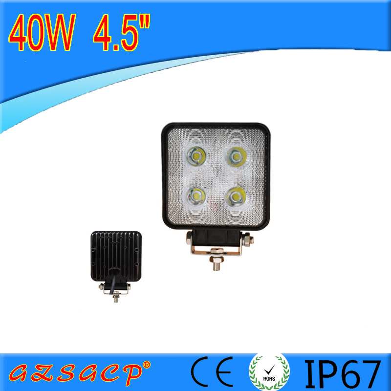 廠傢直銷40w led車燈工作燈 汽車大燈 車頂探照射燈越野車燈工廠,批發,進口,代購