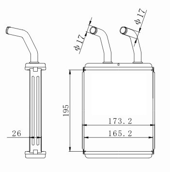 廠傢直銷起亞PREGIO EX暖風水箱工廠,批發,進口,代購