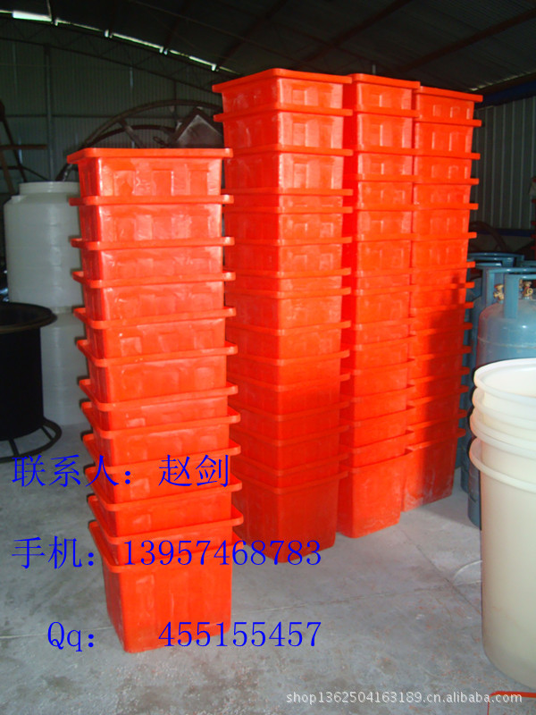 【廠傢直供】方型周轉箱 印染桶方桶 塑料醃製桶工廠,批發,進口,代購