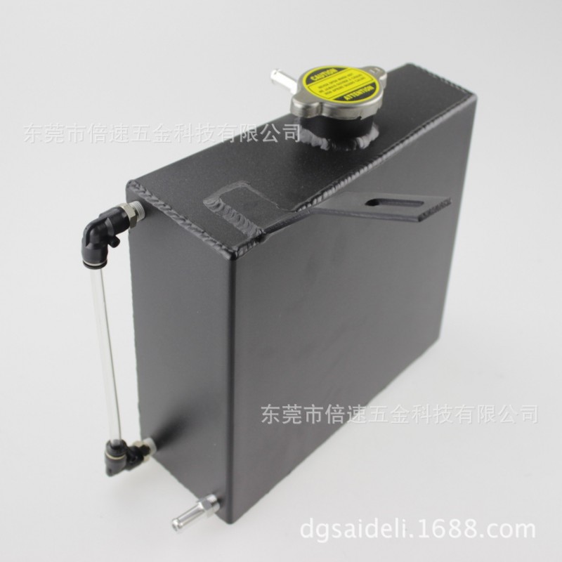 汽車改裝副水壺Aluminum Radiator Overflow Header Tank工廠,批發,進口,代購