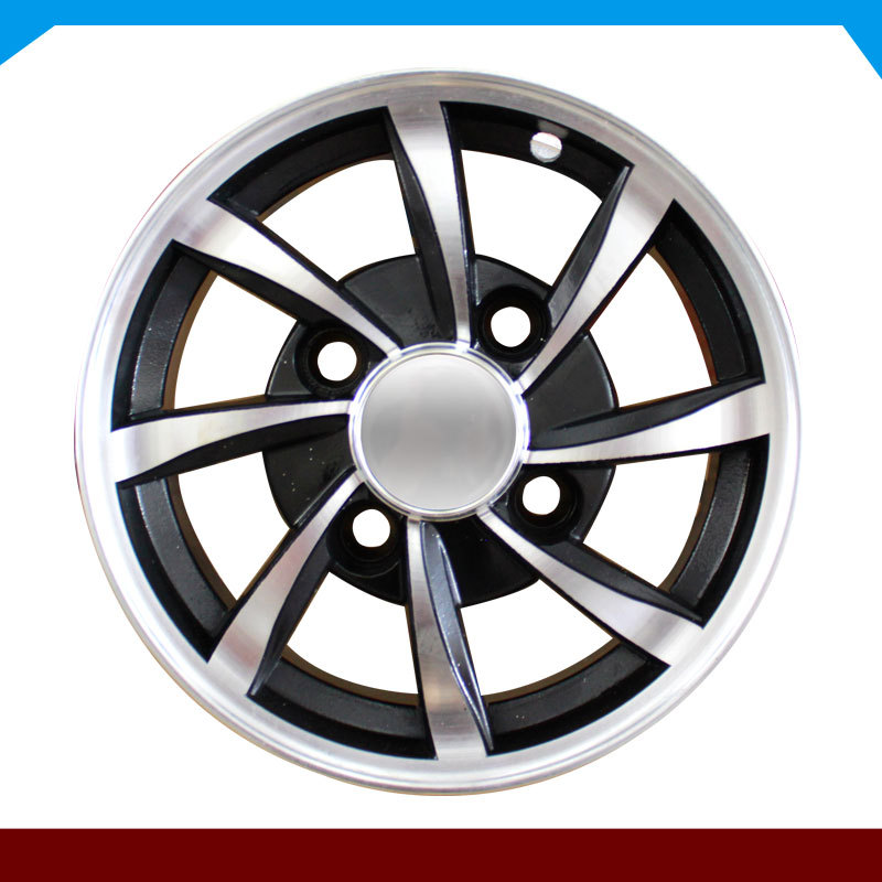 電動三輪車四輪車配件輪轂輪子鋁輪400-10八方鋁輪工廠,批發,進口,代購