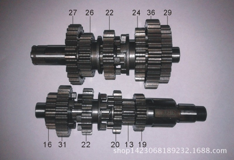 廠傢銷售摩托車發動機嘉陵獨狼125主副軸齒輪總成-原廠主機配套工廠,批發,進口,代購