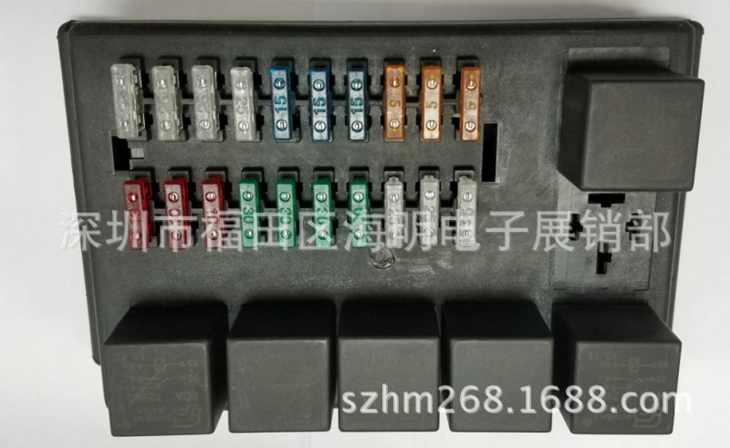 多路保險盒改裝發動機艙20路保險盒帶7個繼電器,房車線路改裝總成工廠,批發,進口,代購