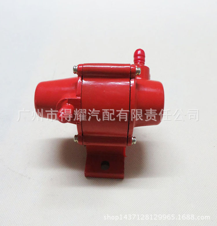 12V 24V汽車貨車通用外置油泵 通用型電動柴油泵 水泵 紅色工廠,批發,進口,代購