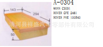 廠傢供應名爵MG銳騰汽車C3091/GFE2461/PHE100540空氣濾清器濾芯工廠,批發,進口,代購