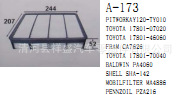 廠傢直銷豐田17801-07020 CA7626 PA4060空氣濾清器 PP空調格工廠,批發,進口,代購