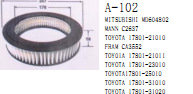 供應三菱系列MD604802 17801-25010 CA3552空氣濾清器、空氣濾芯工廠,批發,進口,代購