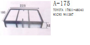 供應豐田系列17801-46040 WA1387空氣濾清器 空調格 機油濾芯工廠,批發,進口,代購