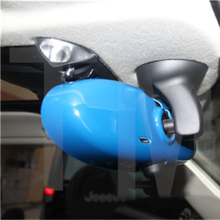 MINI cooper汽車內飾個性改裝內後視鏡多種顏色可選3D立體防臟批發・進口・工廠・代買・代購