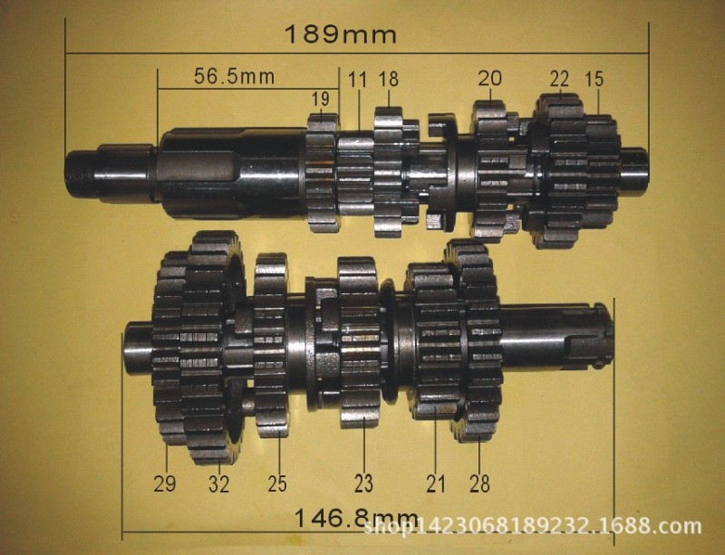 廠傢直銷宗申平衡軸CB250/CB250平衡軸主副軸齒輪總成-主機配套工廠,批發,進口,代購