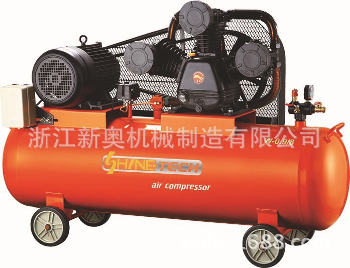 廠傢直銷皮帶式工業級空壓機氣泵 7.5KW10HP銅線空氣壓縮機工廠,批發,進口,代購