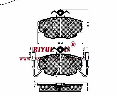 日越廠傢直銷/剎車片/RIYUE/Brake padsS/OEM:D292-7194雷諾工廠,批發,進口,代購