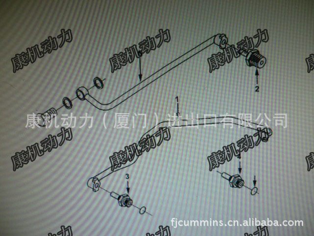 供應康明斯配件 ISBE185-30 空壓機進水管 3964336工廠,批發,進口,代購