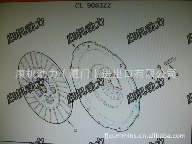 供應康明斯配件 ISBE離合器從動盤總成 1601Z56 130工廠,批發,進口,代購