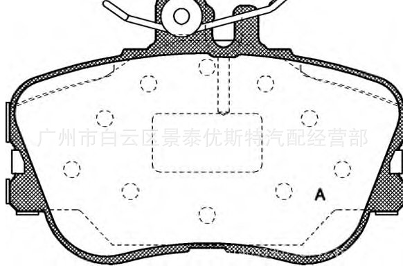 供應奔馳剎車皮W202 C200 C280 C220 剎車片前皮002 420 22 20工廠,批發,進口,代購