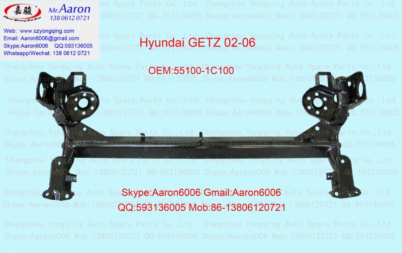 現代GETZ 02-05後橋/元寶梁 rear axle cross member 55100-1c100工廠,批發,進口,代購