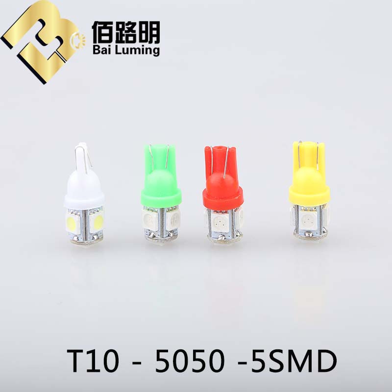 工廠批發T10-5050-5SMD 通用LED汽車機表燈牌照燈示寬燈 改裝車燈工廠,批發,進口,代購