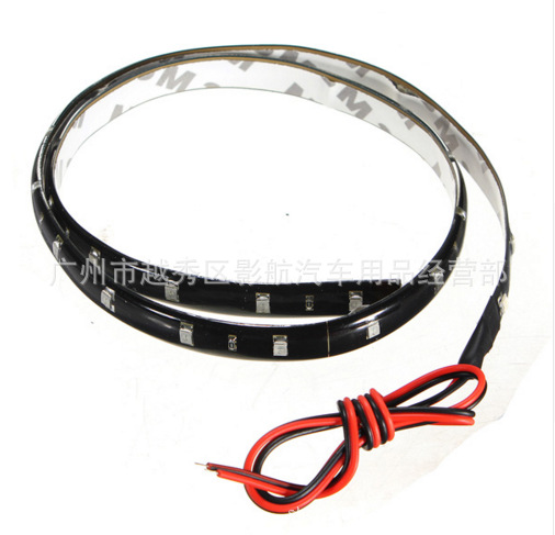 汽車led燈條 12V 60CM 3528/1210 30smd led防水軟燈帶 底盤燈工廠,批發,進口,代購