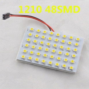 汽車LED閱讀燈/車頂燈/室內燈/LED車頂燈/閱讀燈LED 48SMD 1210工廠,批發,進口,代購