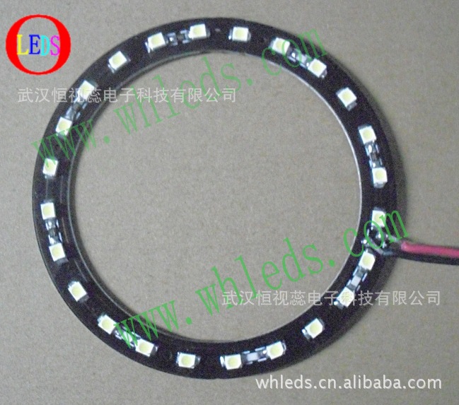 80mm 3528 24smd RGB LED天使眼，遙控變色天使眼，大燈總成裝飾工廠,批發,進口,代購