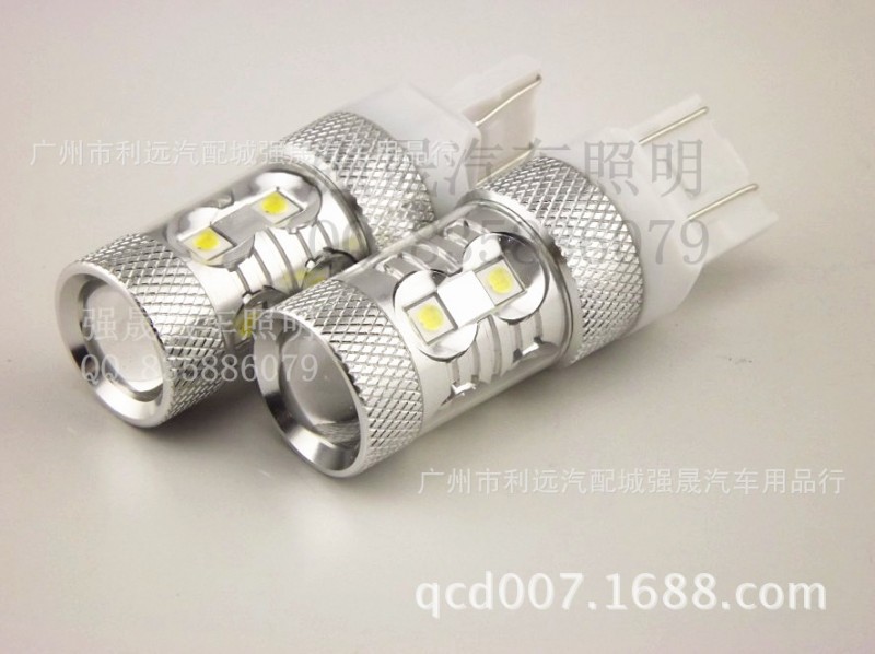 廠傢直供led車燈 大功率cree xbd50w t20 led剎車燈倒車流氓燈工廠,批發,進口,代購