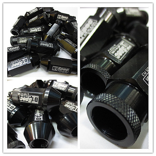 D1spec輕量化輪轂螺絲 防盜螺絲 黑色工廠,批發,進口,代購